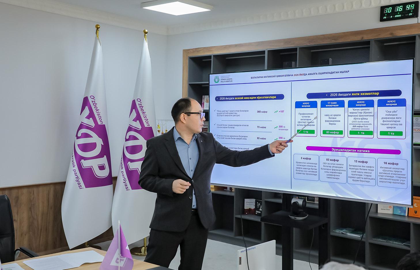 Ижтимоий ҳимоя тизимидаги электрон мурожаатлар ҳолати таҳлил қилинди