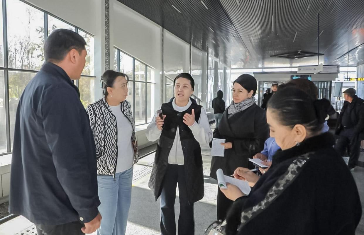 Toshkent metrosining “Er usti halqa yo‘li” yo‘nalishi faoliyati o‘rganildi