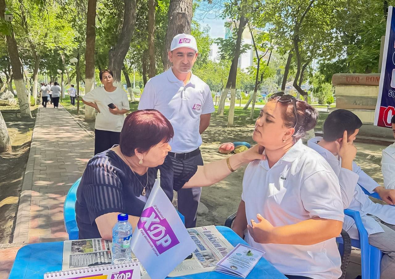Yoshlar va nuroniylar bepul tibbiy ko‘rikdan o‘tkazildi