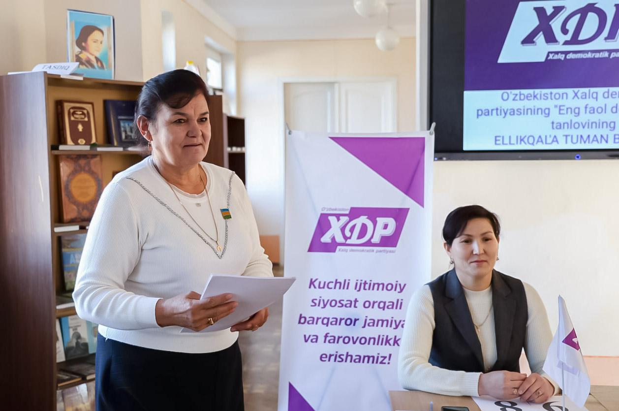 Ellikqal’ada “Eng faol deputat” ko‘rik-tanlovi o‘tkazildi