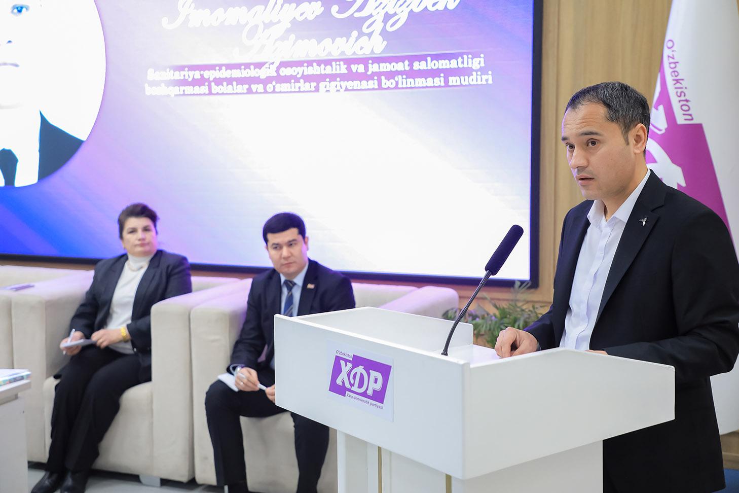 Farg‘ona viloyatidagi maktablarning ichimlik suvi ta’minoti va sanitariya-gigiyena infratuzilmasi muhokama qilindi