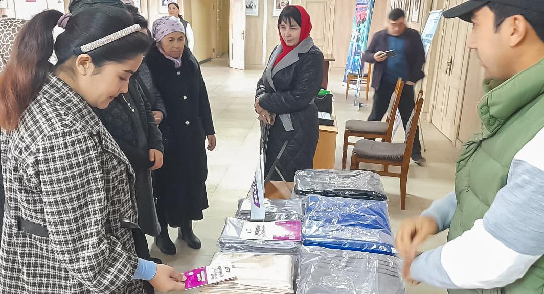 Namangan tumanida “Mehnat yarmarkasi” tashkil etildi