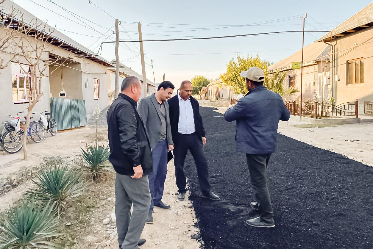 Murojaatdan so‘ng ko‘cha asfaltlandi