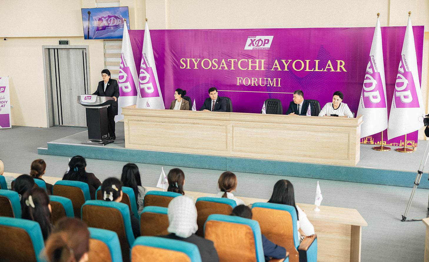 Farg‘onada “Siyosatchi ayollar” forumi: tashabbuslar va hamkorlik