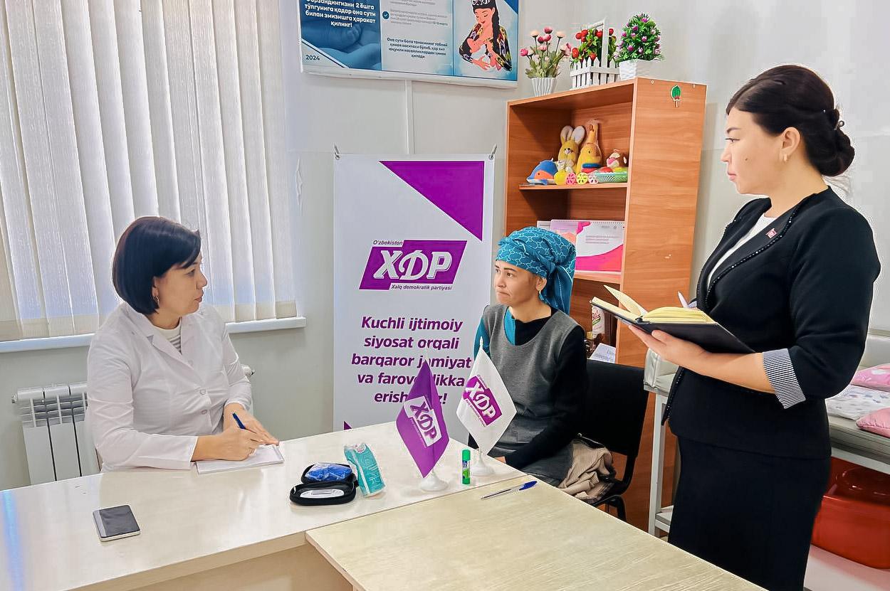 Qonliko‘lda “Salomat bo‘ling!” shiori ostida bepul tibbiy ko‘rik tashkil etildi