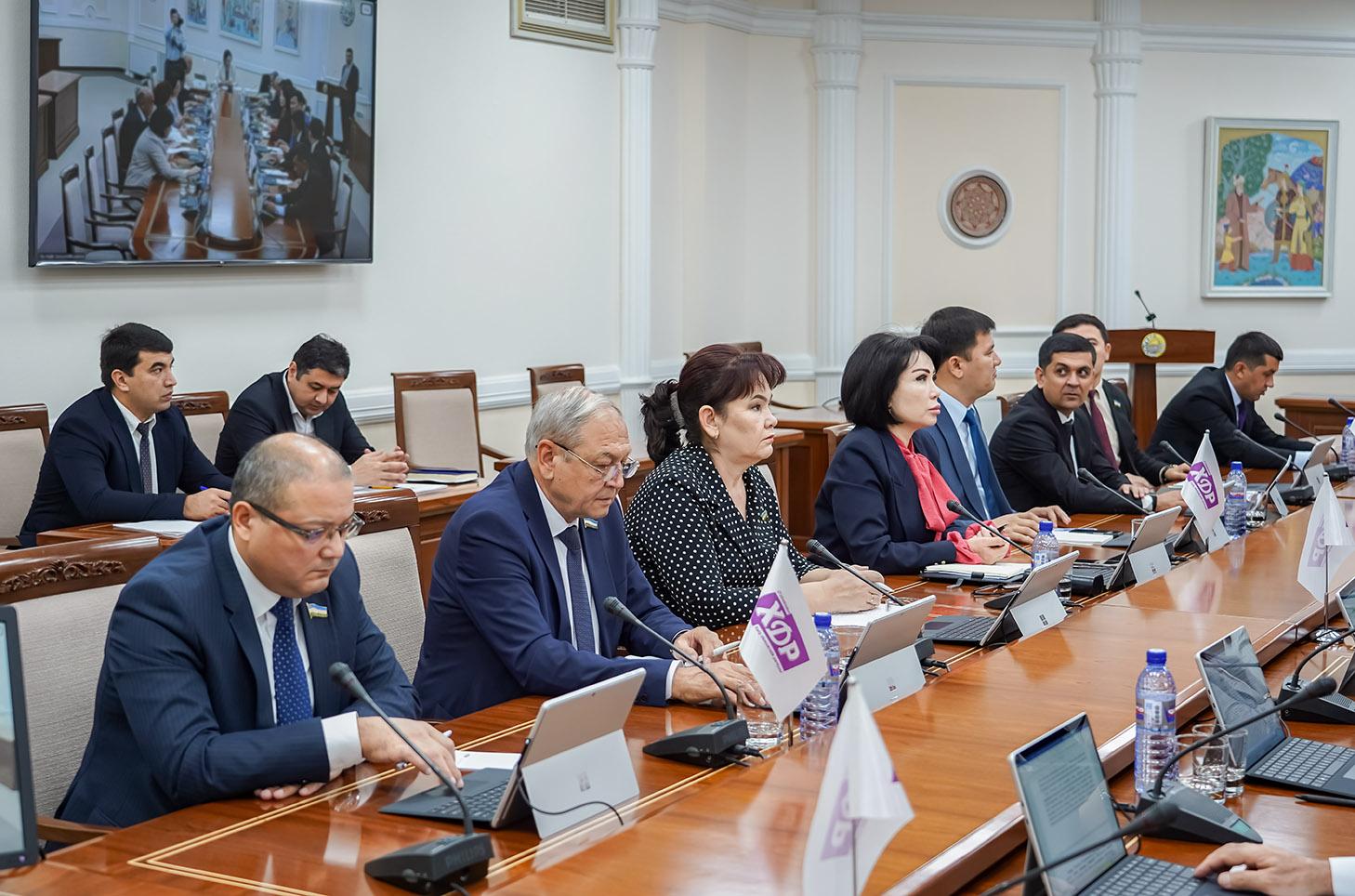 O‘zXDP fraksiyasi muhim qonun loyihalarini qo‘llab-quvvatladi