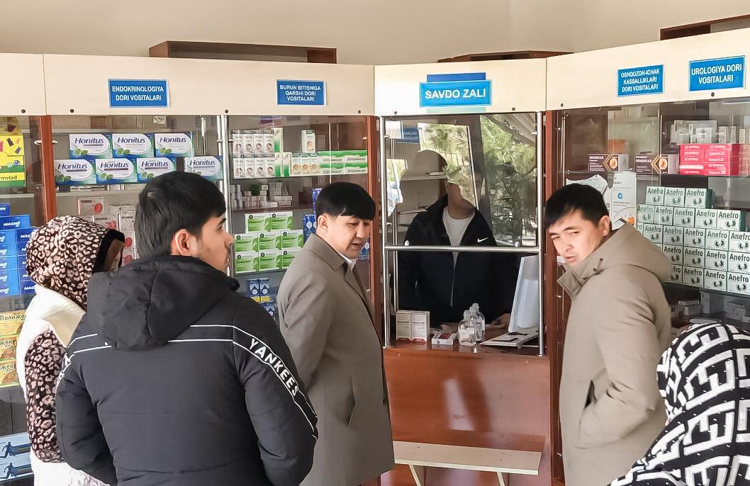 Ijtimoiy dorixonalar va tibbiy muassasalar faoliyati o‘rganildi