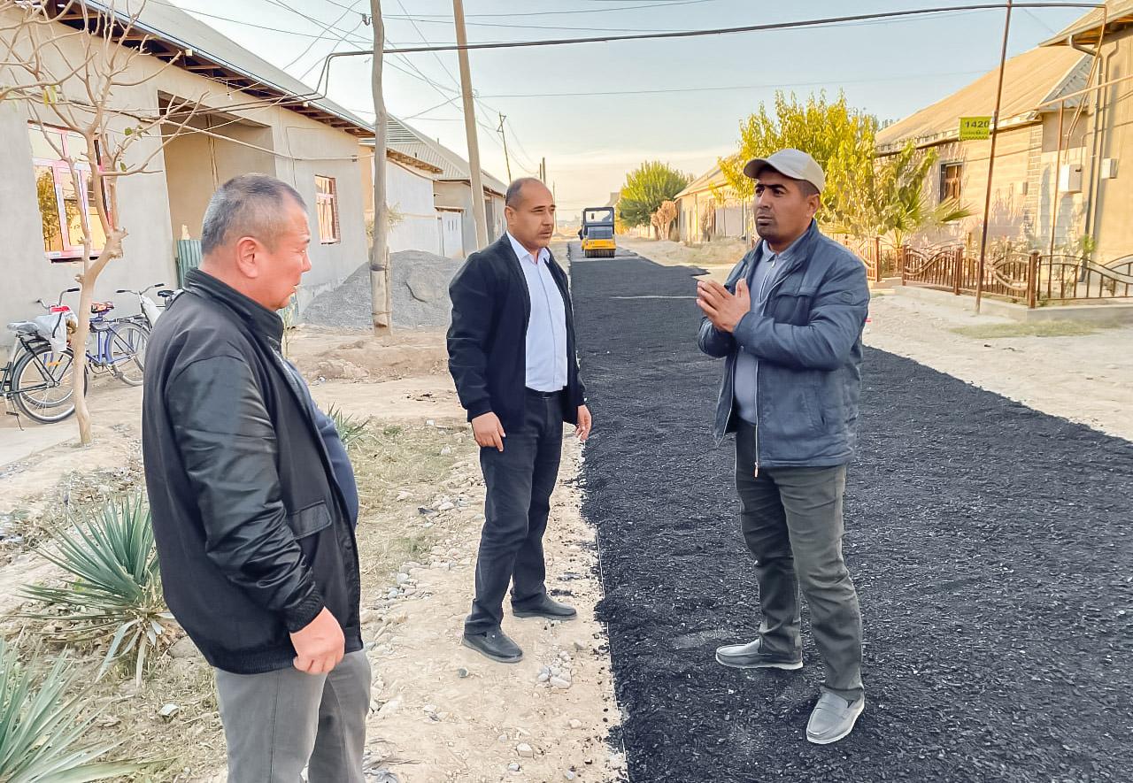 Murojaatdan so‘ng ko‘cha asfaltlandi