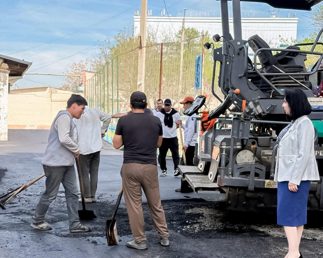 Депутат сўрови асосида ички йўллар таъмирланди