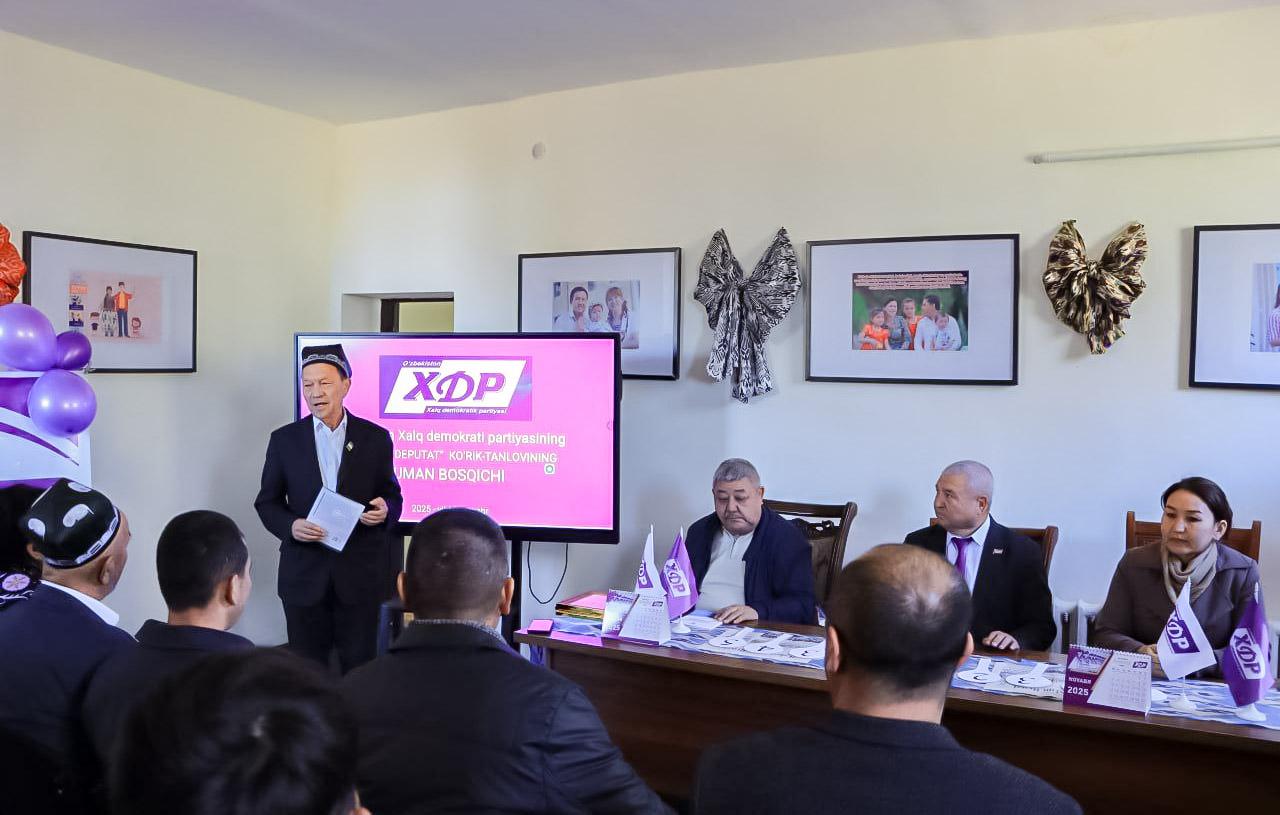 Baxmalning eng faol deputati aniqlandi