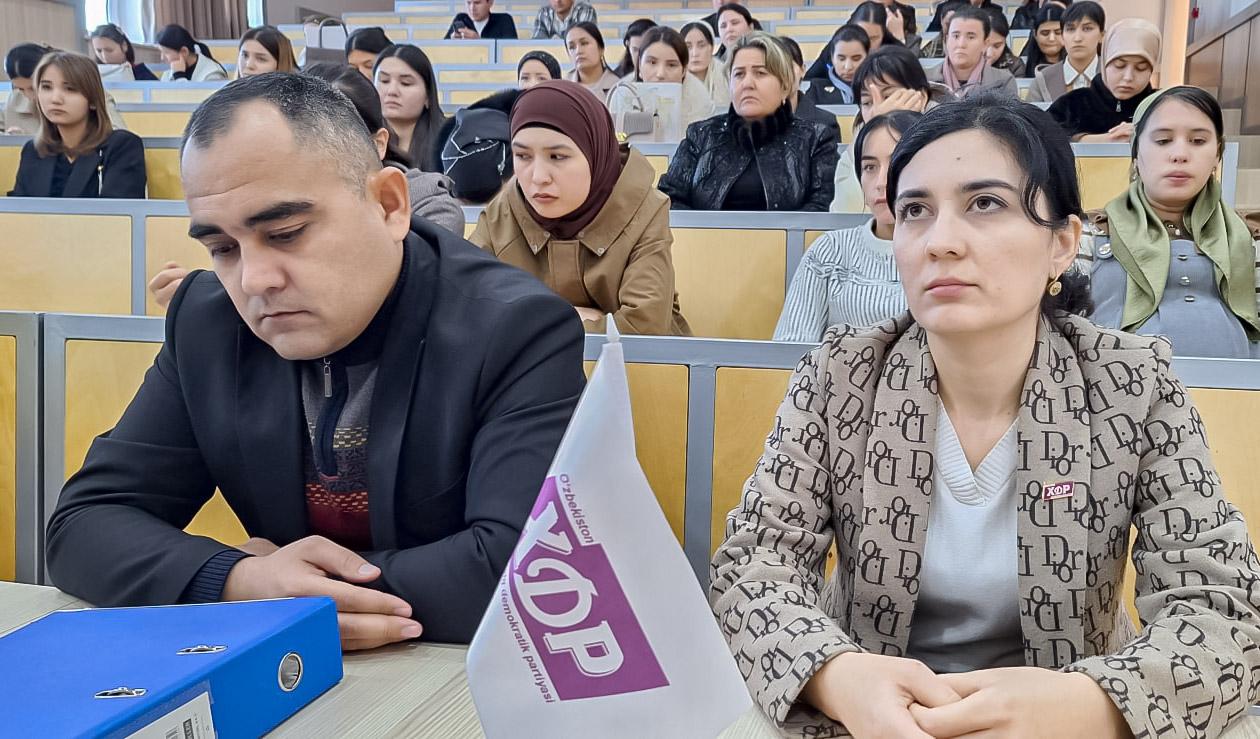 Xorazmda yoshlar bilan uchrashuv bo‘lib o‘tdi