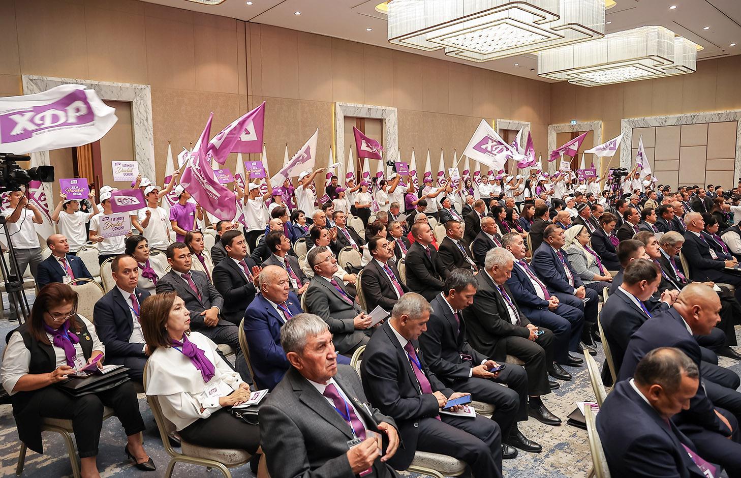 The 14th Congress of the People’s Democratic Party of Uzbekistan takes place