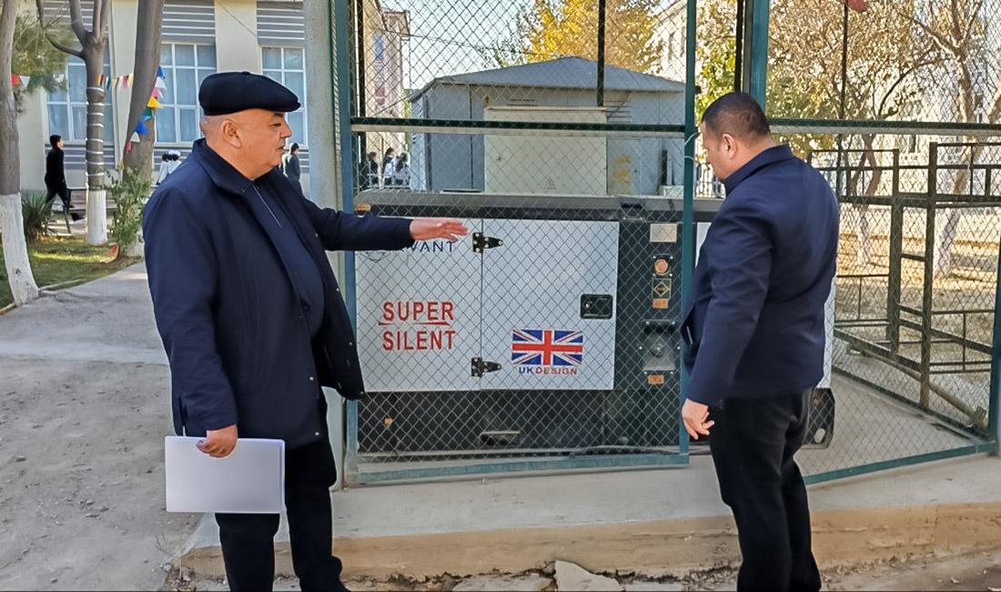 Qarşi şahridagi maktabda yaratilgan şaroitlar örganildi