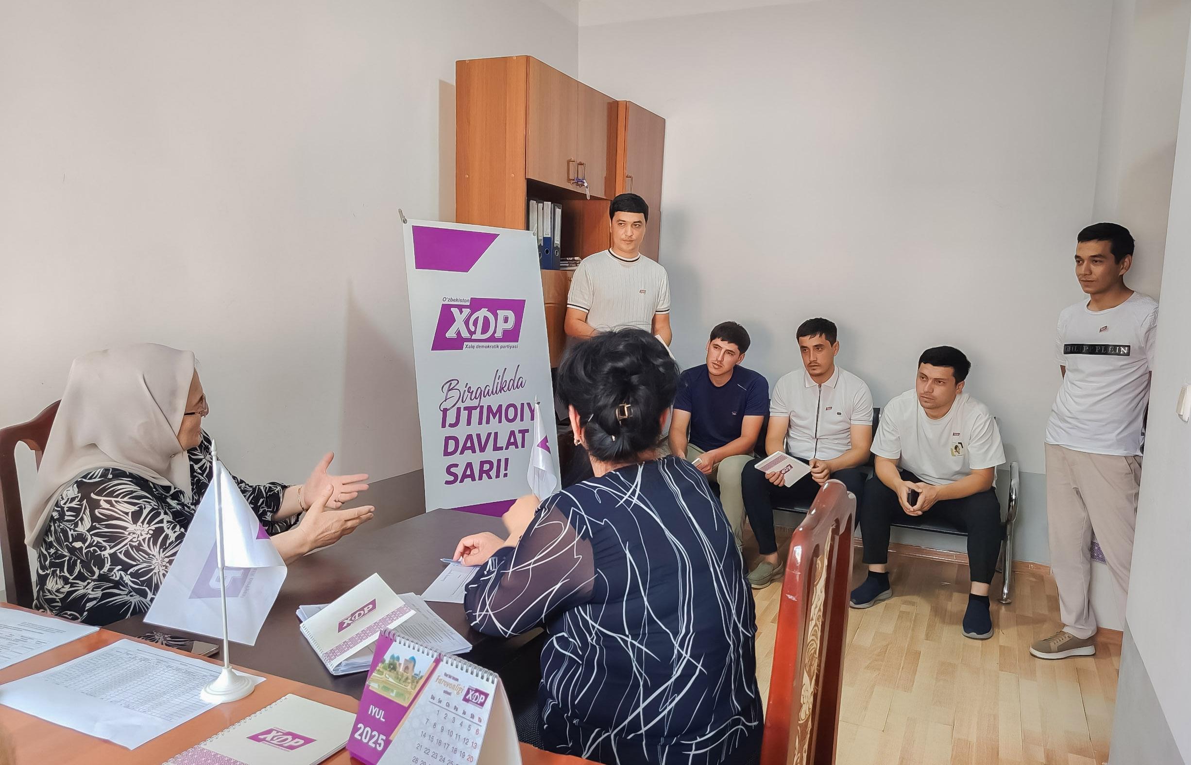 Hududiy tashkilotlarimiz faoliyati va murojaatlar ijrosi o‘rganilmoqda
