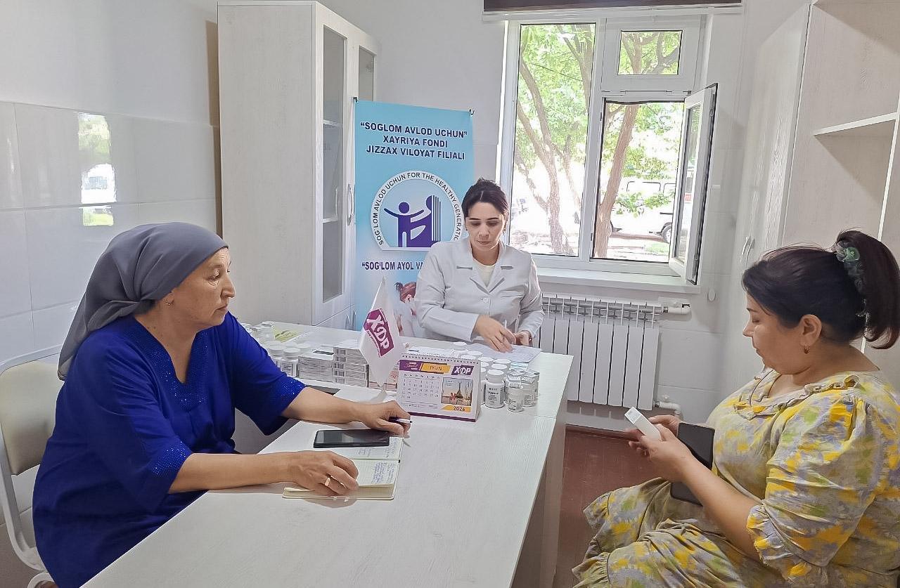 Sharof Rashidov tumanida navbatdagi tibbiy ko‘rik tashkil etildi