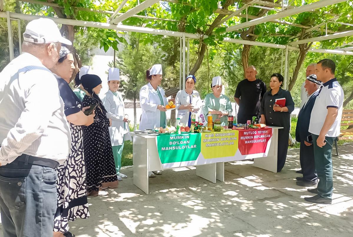 Qorako‘lda aholi salomatligini mustahkamlashga qaratilgan tibbiy aksiya o‘tkazildi