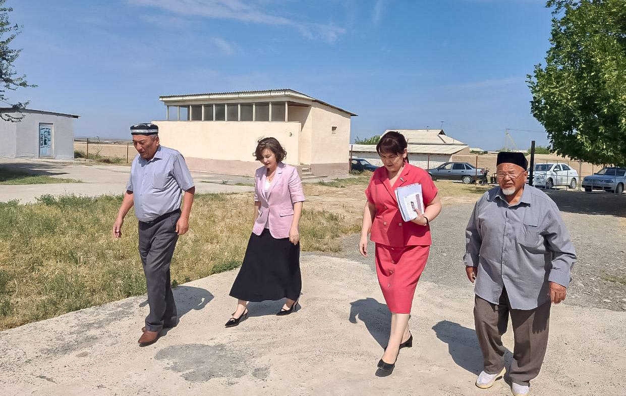 Deputatimiz tomonidan “Tashabbusli budjet” orqali qurilayotgan yopiq sport inshooti loyihasi o‘rganildi