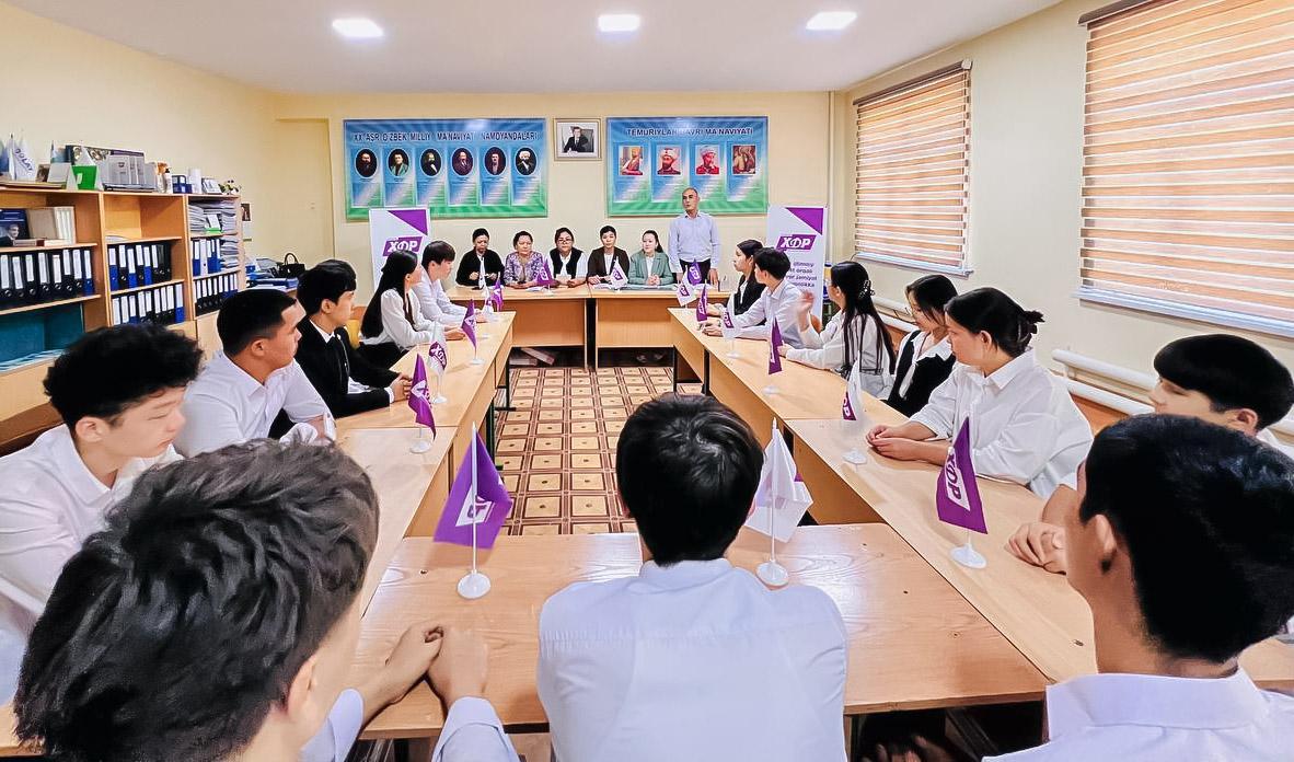 Yoshlarga yaratilayotgan imkoniyatlar va ularning samaradorligi haqida muloqot tashkil etildi