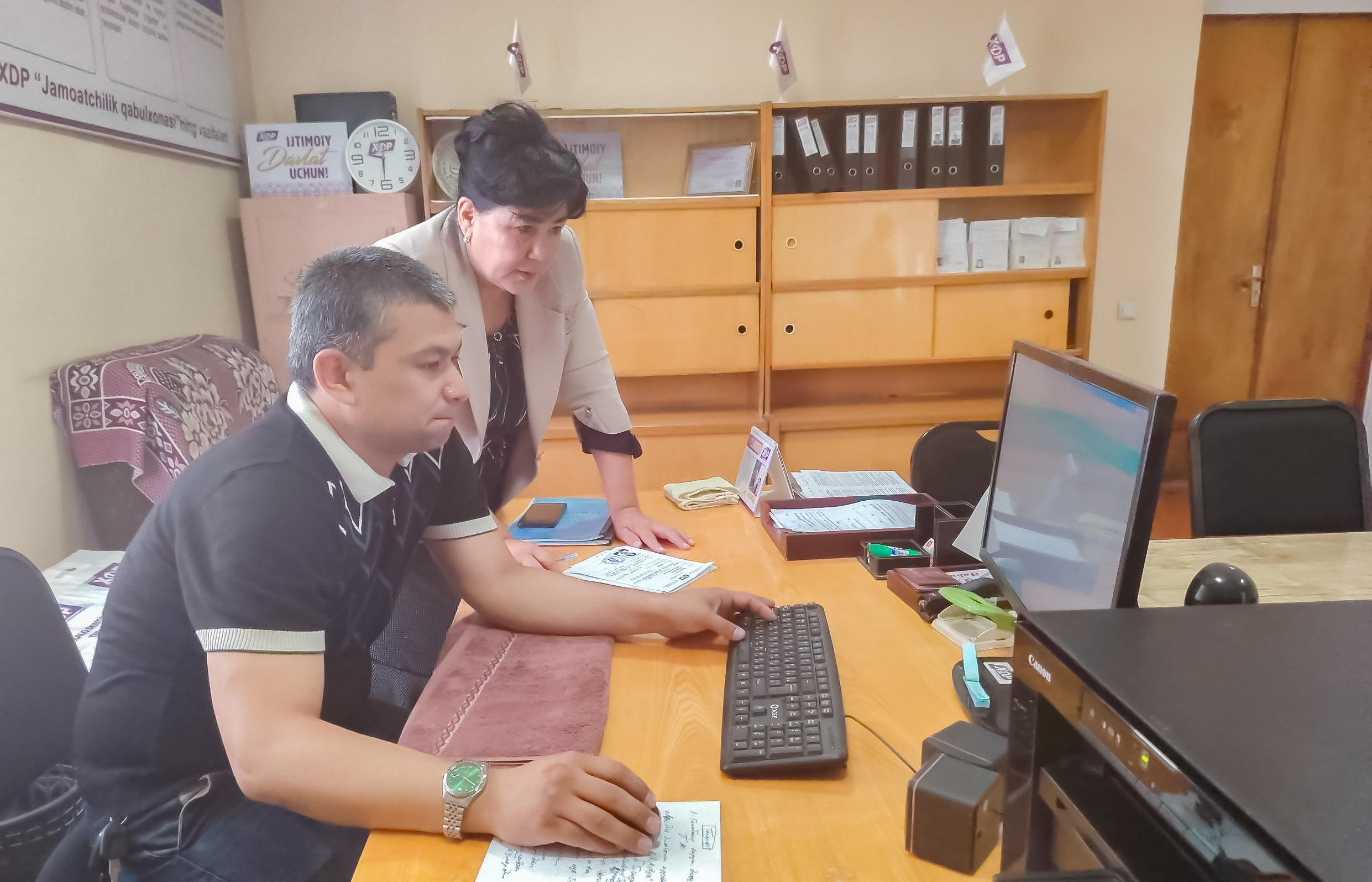 Hududiy tashkilotlarimiz faoliyati va murojaatlar ijrosi o‘rganilmoqda
