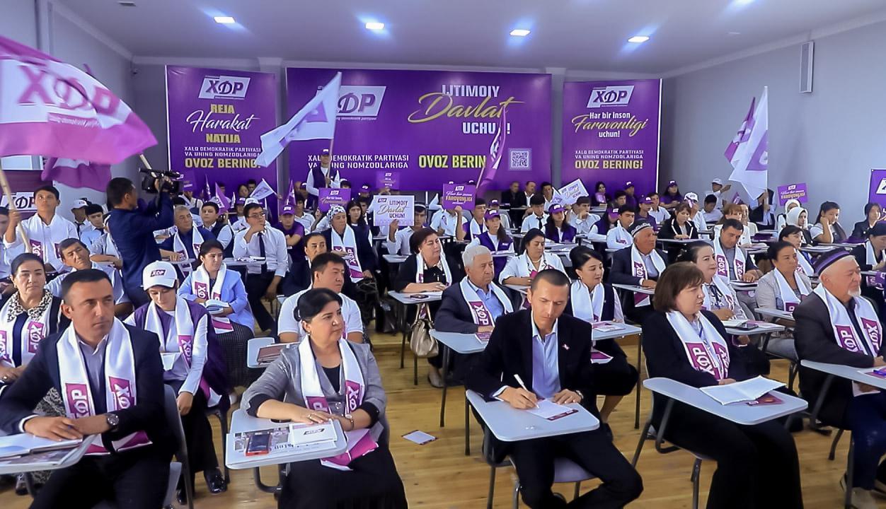 Voters are explained the party’s ideas